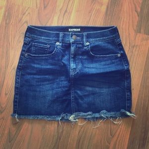 EXPRESS denim mini skirt!